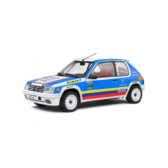 Solido 1/18 Peugeot 205 Rallye 1,9L - Schwab Collection white 1990