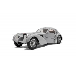 Solido 1/18 Bugatti Atlantic Type 57 SC mat silver 1937