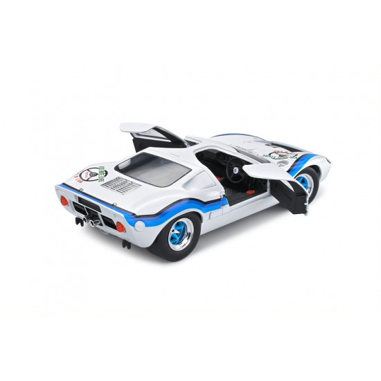 Solido 1/18 Ford GT40 MK.1 white #19 E.Marta Angola Championship 1973