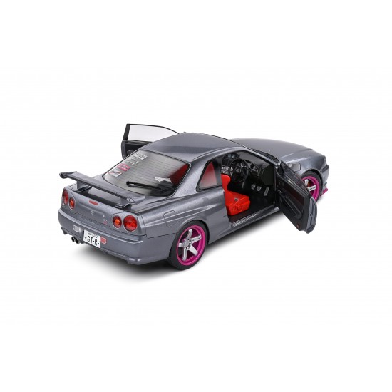 Solido 1/18 Nissan Skyline GT-R (BNR34) 1999, grey