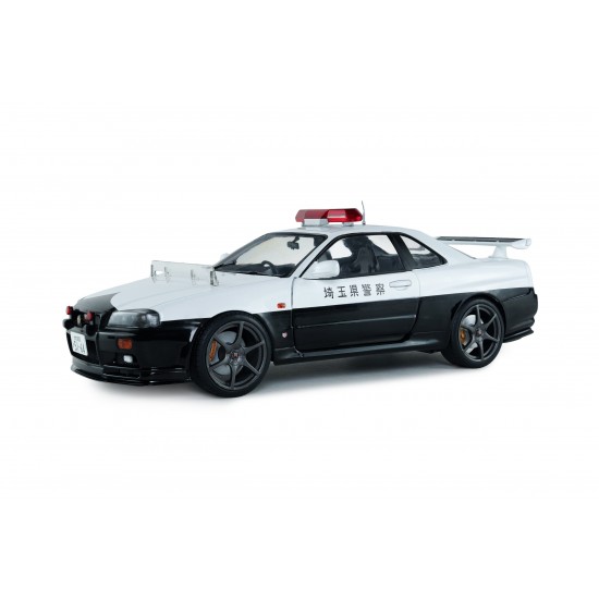 Solido 1/18 Nissan Skyline GT-R (BNR34) 1999 Japanese Police