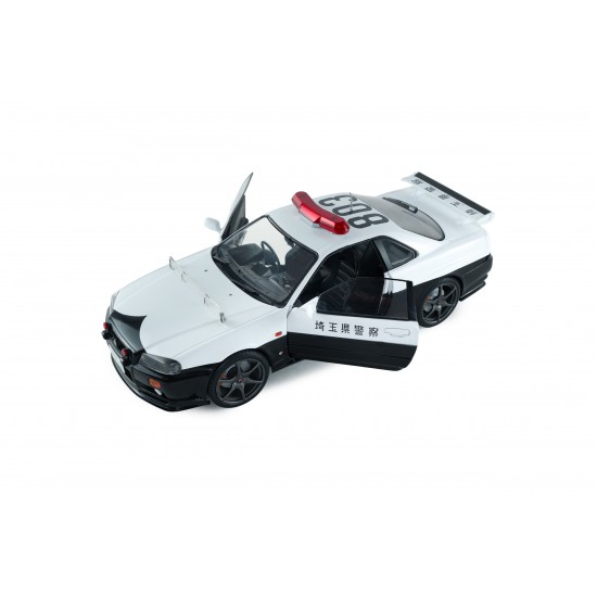 Solido 1/18 Nissan Skyline GT-R (BNR34) 1999 Japanese Police