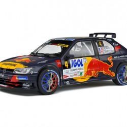 Solido 1/18 Peugeot 306 Maxi Black RallyE Du Mont Blanc S. Loeb / D. Elena 2021