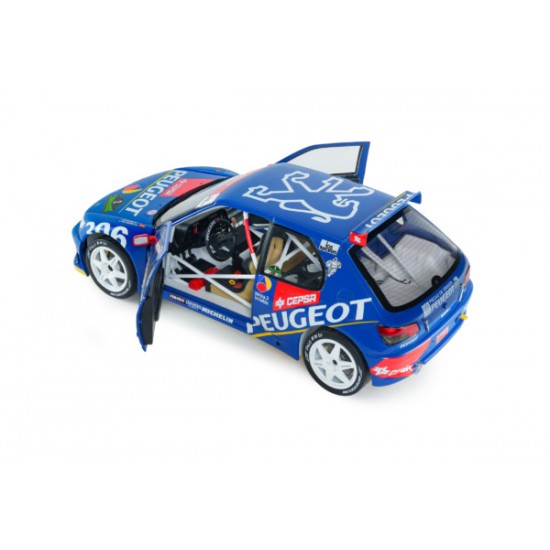 Solido 1/18 Peugeot 306 Maxi Rallye de Avilès 1997 #2 Azcona-Billmaier