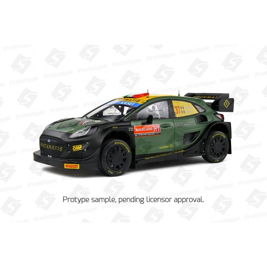Solido 1/18 Ford Puma Rally1 Hybrid black #7 Bertelli/Granai Rally New Zealand