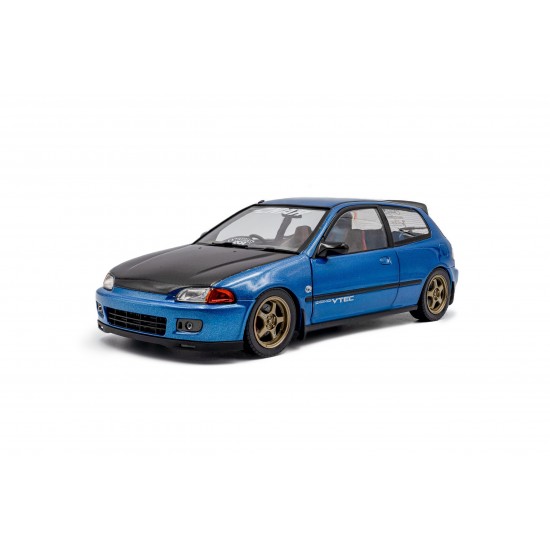 Solido 1/18 Honda Civic (EG6) Solido Works cobalt blue pearl 1991