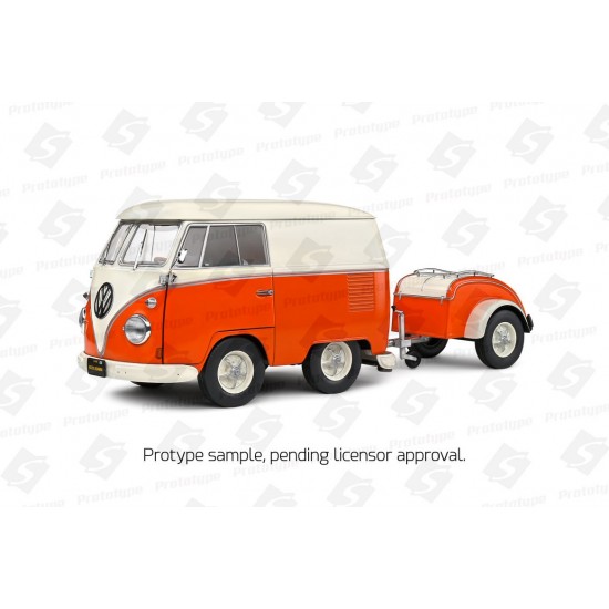 Solido 1/18 Kool Kombi orange & white 1950
