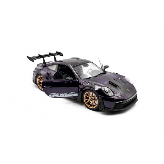 Solido 1/18 Porsche 911 GT3 RS Weissach package viola purple metallic 2024