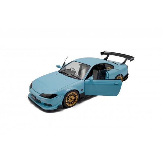 Solido 1/18 Nissan Silvia (S15) Spec-R Aero SOLIDO WORKS 1999 baby blue