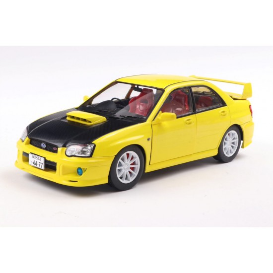 Solido 1/18 Subaru Impreza WRX STI Streetfighters 2003, yellow