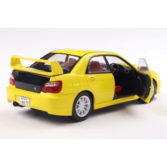 Solido 1/18 Subaru Impreza WRX STI Streetfighters 2003, yellow