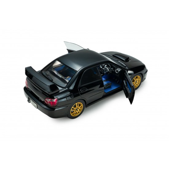 Solido 1/18 Subaru Impreza WRX STI 2004, Java black pearl