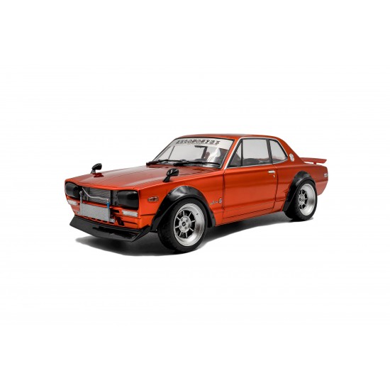 Solido 1/18 Nissan Skyline (C10) Hakosuka Solido Works orange metallic 1970
