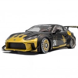 Solido 1/18 Toyota GR86 Liberty Walk Body Kit - black&gold - 2024