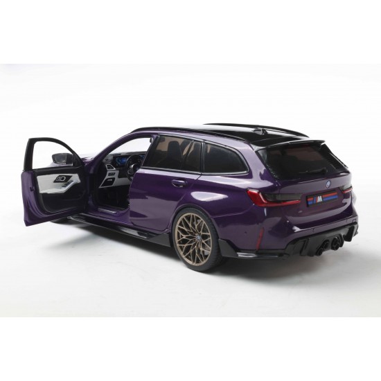 Solido 1/18 BMW M3 Touring with Performance Parts – Twilight Purple Pearl Metallic – 2024