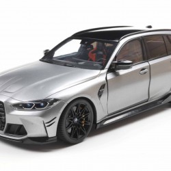 Solido 1/18 BMW M3 Touring with Performance Parts – Frozen Pure Grey Metallic – 2024