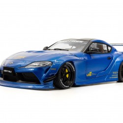Solido 1/18 Toyota GR Supra Liberty Walk Body kit 2025 blue metallic