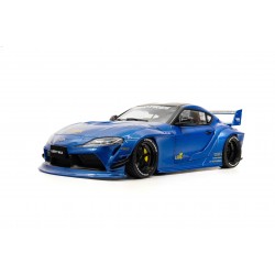 Solido 1/18 Toyota GR Supra Liberty Walk Body kit 2025 blue metallic