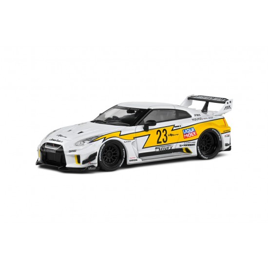 Solido 1/43 Nissan GTR35 LBWK Silhouette white 2019