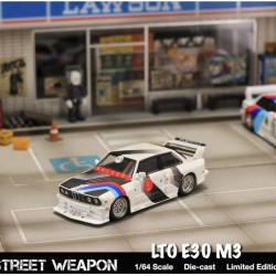 Street Weapon 1/64 BMW LTO E30, white/blue/red