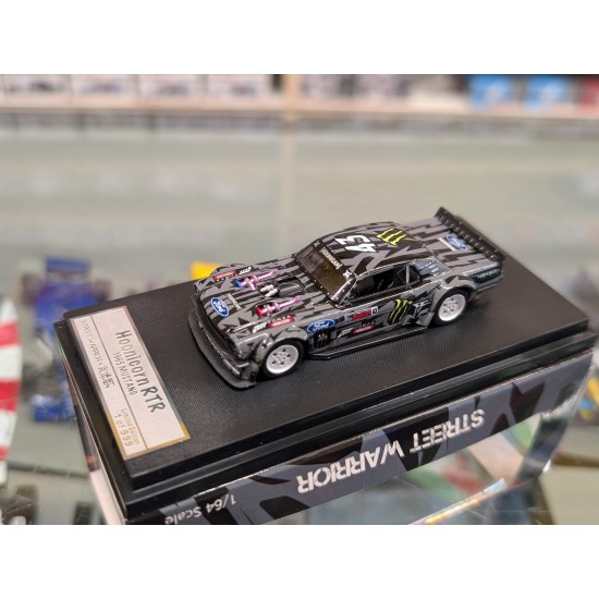 Street Warrior 1/64 Ford Mustang *Monster*, black/green