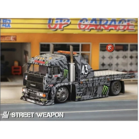 Street Warrior 1/64 *Monster* transport, black/green