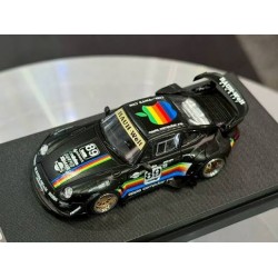 Street Weapon 1/64 Porsche 993 *Apple* Low tail, black