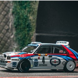 Tarmac 1/64 1992 Lancia Delta HF Integrale #4 Didier Auriol/Bernard Occelli Monte Carlo Rally Winner