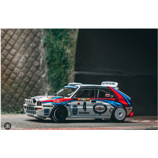 Tarmac 1/64 1992 Lancia Delta HF Integrale #4 Didier Auriol/Bernard Occelli Monte Carlo Rally Winner
