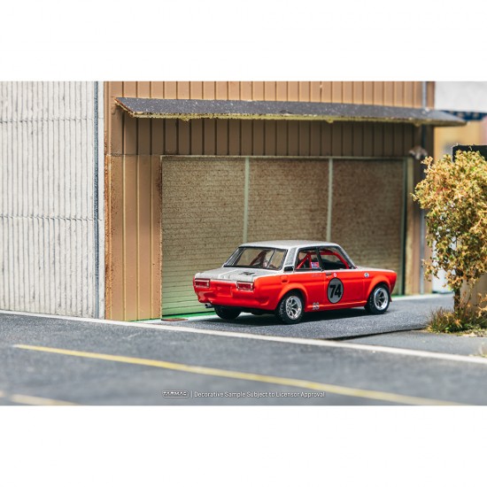 Tarmac 1/64 Datsun 510 #74 Daniel Wu, Trans-Am B-Sedan 2.5 Challenge 2023, red/white