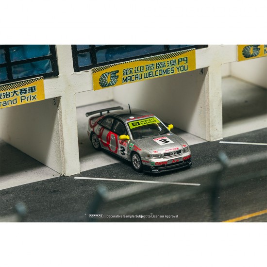 Tarmac 1/64 1996 Audi A4 Quattro #3 Frank BielaMacau Guia Race Winner