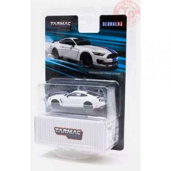 Tarmac 1/64 Ford Mustang Shelby GT350R, white