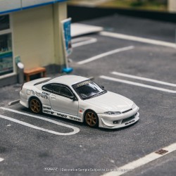 Tarmac 1/64 Vertex Nissan Silvia S15 *Falken*, white