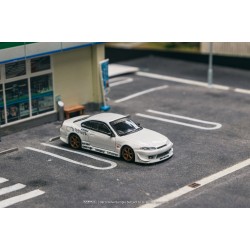 Tarmac 1/64 Vertex Nissan Silvia S15 *Falken*, white