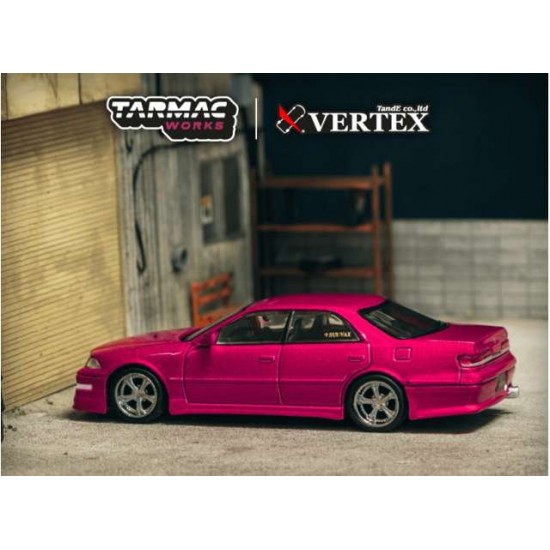 Tarmac 1/64 VERTEX Toyota Mark II JZX100 red metallic