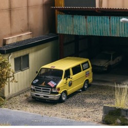 Tarmac 1/64 Dodge Van, yellow