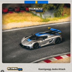 Tarmac 1/64 Koenigsegg Jesko Attack, silver