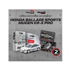 Tarmac 1/64 Honda Ballade Sports MUGEN CR-X PRO, silver