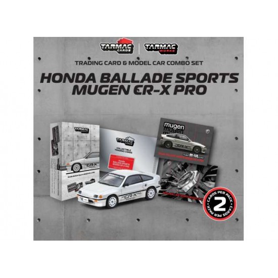 Tarmac 1/64 Honda Ballade Sports MUGEN CR-X PRO, silver