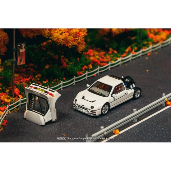 Tarmac 1/64 Ford RS200, white
