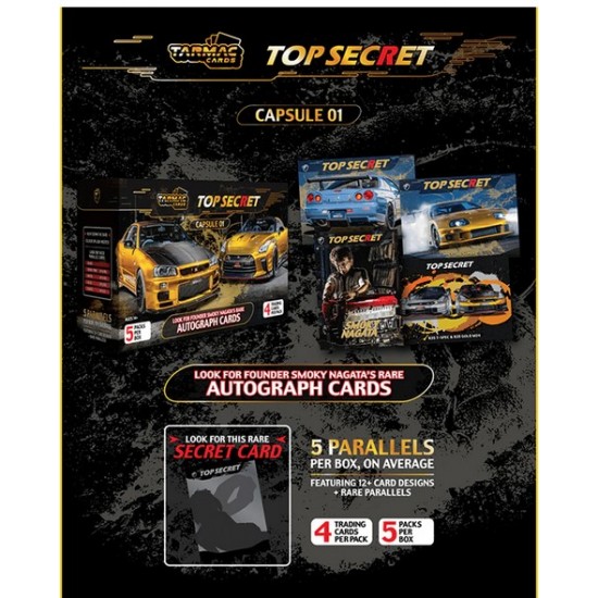 Tarmac karte Top Secret Capsule 01, škatla