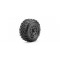 Jetko Extreme Tyre SC King Cobra on TRX Slash 2WD Front Black Rims 