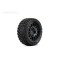 Jetko EX Avantgarde 1/10 Touring/Rally Tyre Black Wheel 12mm Hex (4)