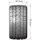 Louise ST-Rocket gume za Mini Maxx/XRT 12mm hex - 2 gumi na črnih platiščih