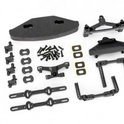 Traxxas Body mounts, front & rear