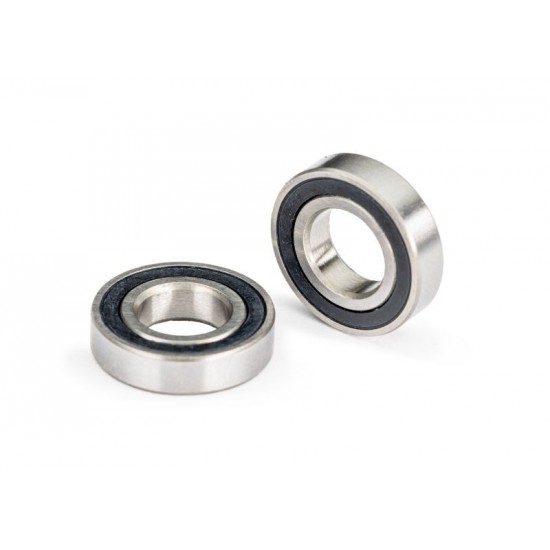 Traxxas Ball bearings, black rubber sealed (7x14x3.5mm) (2)