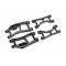 Traxxas Suspension arms, rear (upper (2)/ lower left (1)/ lower right (1))