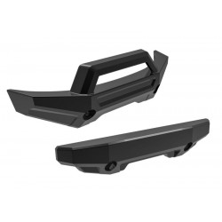 Traxxas Bumper, front (1)/ rear (1) (black)