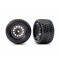 Traxxas Rear Mini XRT Wheels w/ Gravix Tires, gray (2)