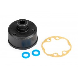 Traxxas Carrier, differential (planetary gears)/ o-rings (2)/ ring gear gasket